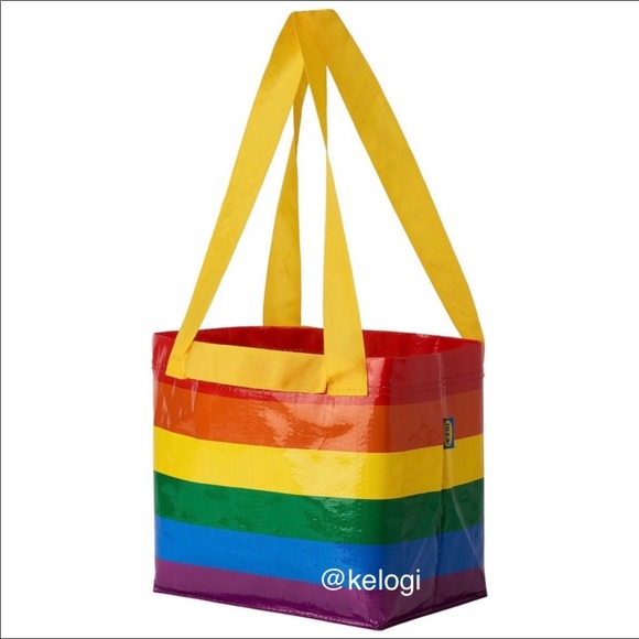 IKEA Other - 🌈NEW🌈IKEA Storstomma Raimbow Pride Mini Tote Bag
